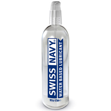 Swiss Navy Water Based Lubricant, 16 oz, MD Science Lab