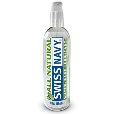 MD Science Lab Swiss Navy Water Based Lubricant, All Natural, 4 oz, MD Science Lab