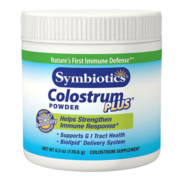 Symbiotics Colostrum Plus Powder Supplement, 6.3 oz