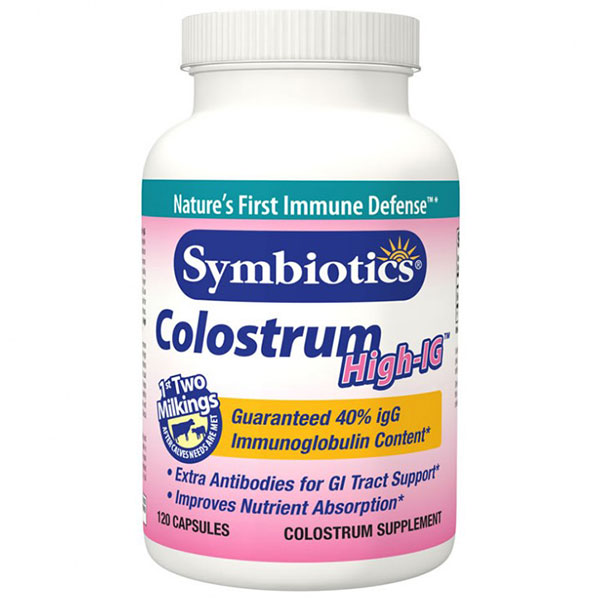 Symbiotics Colostrum High-IG, 120 Veggie Caps