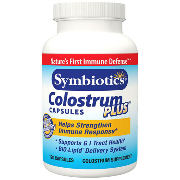 Symbiotics Colostrum Plus, 120 Capsules