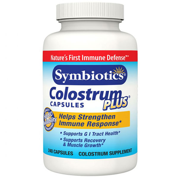 Symbiotics Colostrum Plus, Value Size, 240 Capsules