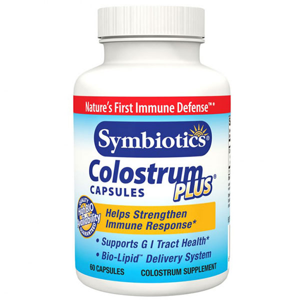 Symbiotics Colostrum Plus, 60 Capsules