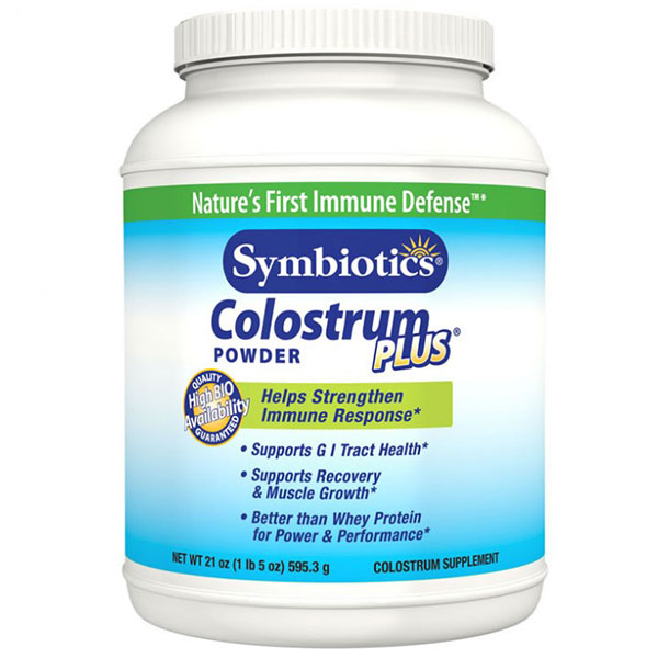 Symbiotics Colostrum Plus Powder, Value Size, 21 oz