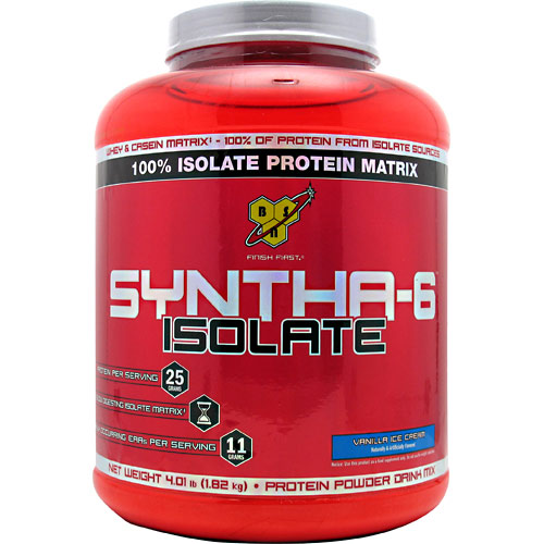 BSN Syntha-6 Isolate Powder, 4 lb