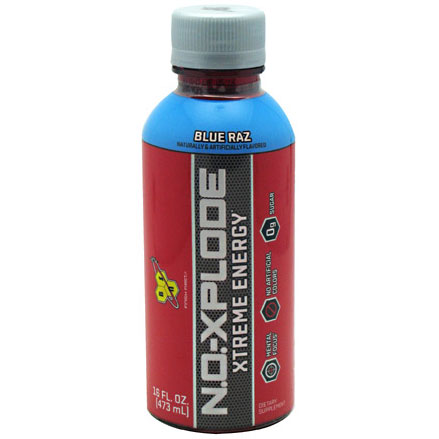 N.O. Xplode RTD, Xtreme Energy Drink, 16 oz x 12 Bottles, BSN