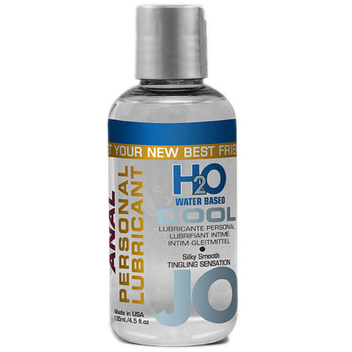 JO Anal H2O Cool Personal Lubricant, Water Based, 4.5 oz, System JO