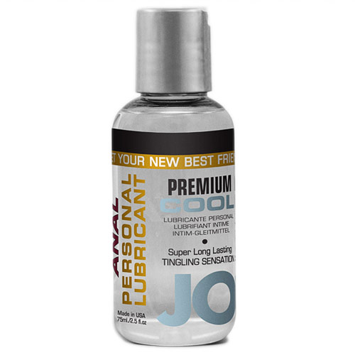 JO Anal Premium Cool Personal Lubricant, Silicone Based, 2.5 oz, System JO