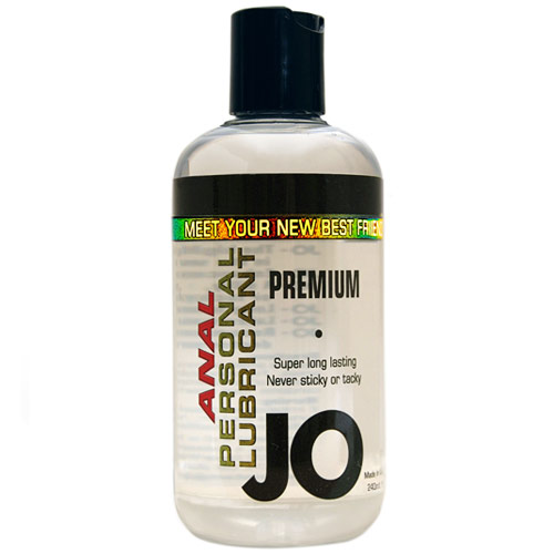 JO Anal Premium Personal Lubricant, Silicone Based, 8 oz, System JO