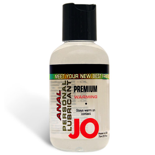 System JO JO Anal Premium Warming Personal Lubricant, Silicone Based, 2.5 oz, System JO