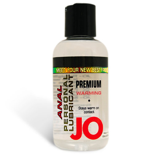 JO Anal Premium Warming Personal Lubricant, Silicone Based, 4.5 oz, System JO