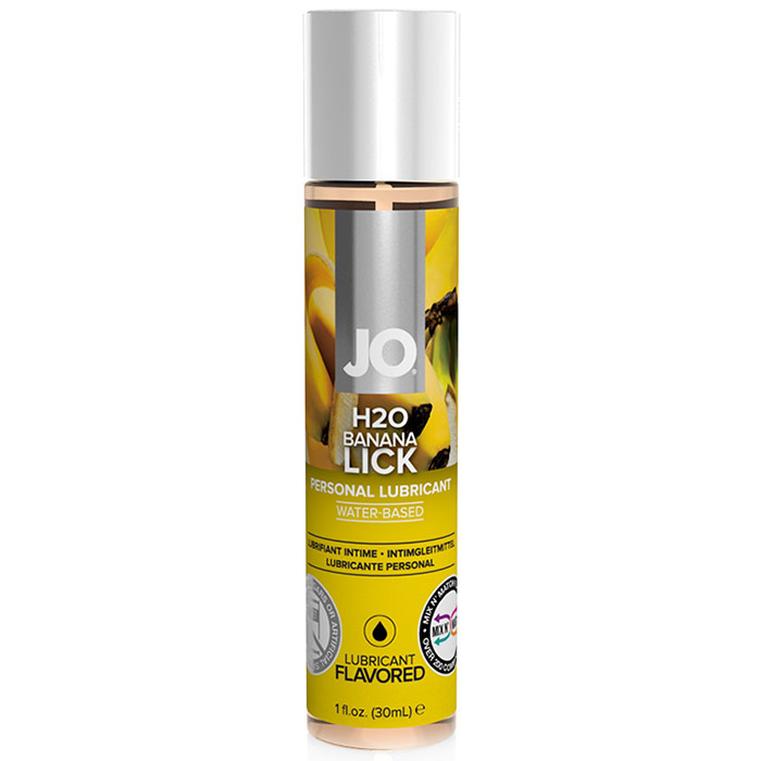 JO H2O Flavored Lubricant, Water Based, Banana Lick, 1 oz, System JO