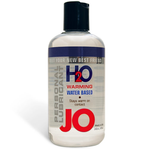 JO H2O Warming Personal Lubricant, Water Based, 8 oz, System JO