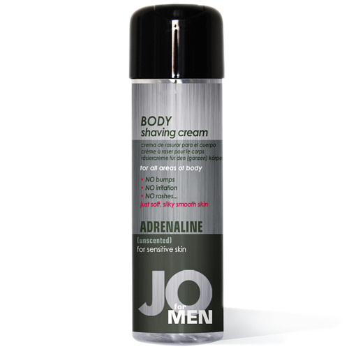 System JO JO Men All Over Body Shaving Gel, Adrenalin (Unscented), 8 oz, System JO