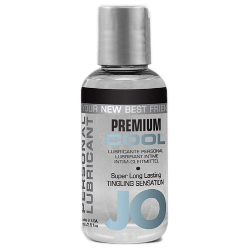 JO Premium Cool Personal Lubricant, Silicone Based, 2.5 oz, System JO
