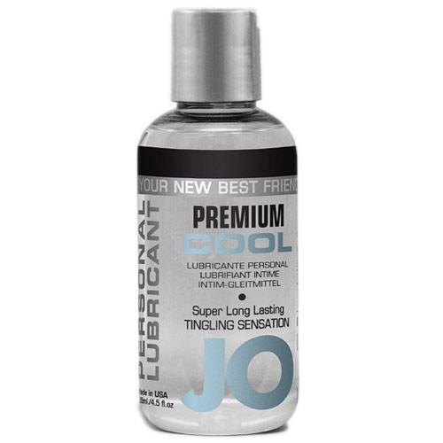 JO Premium Cool Personal Lubricant, Silicone Based, 4.5 oz, System JO