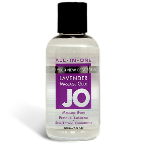System JO JO All-in-One Sensual Massage Glide, Lavender, 4.5 oz, System JO