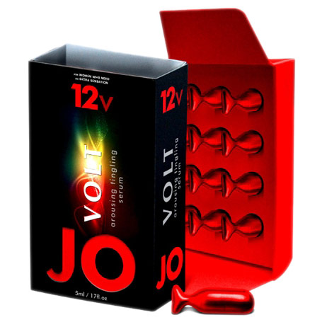 System JO JO Volt 12V Arousing Tingling Serum, Extra Sensation, 12 Units, System JO