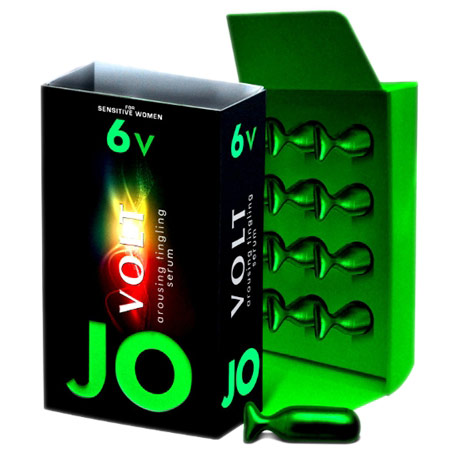 JO Volt 6V Arousing Tingling Serum for Sensitive Women, 12 Units, System JO