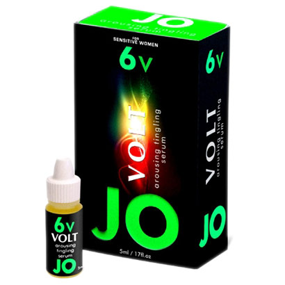 System JO JO Volt 6V Arousing Tingling Serum for Sensitive Women, 5 ml, System JO