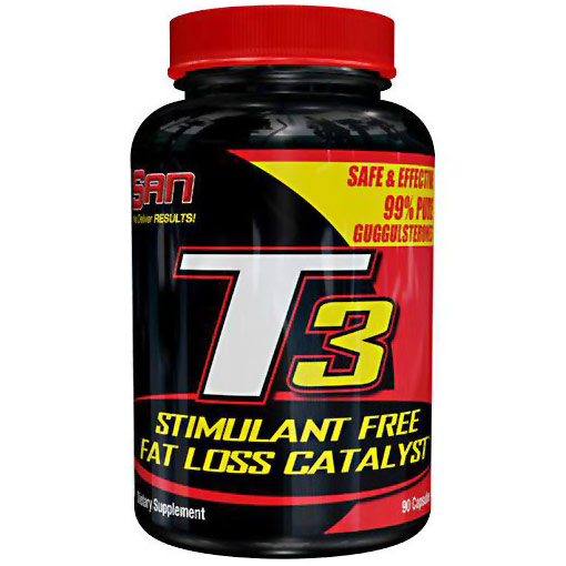 T3, Stimulant Free Fat Loss Catalyst, 90 Capsules, SAN Nutrition
