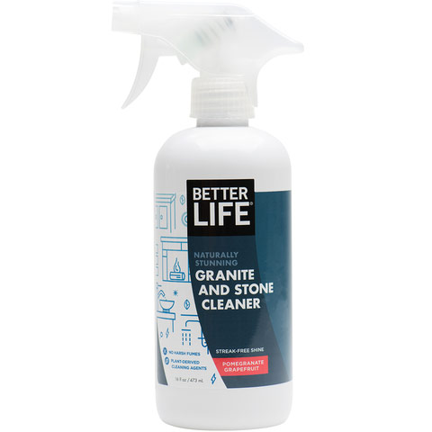 Take It For Granite, Green Countertop Cleaner, Pomegranate & Grapefruit, 16 oz, Better Life Green Cleaning