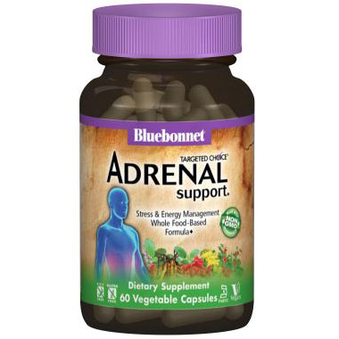 Targeted Choice Adrenal Support, Value Size, 120 Vegetable Capsules, Bluebonnet Nutrition