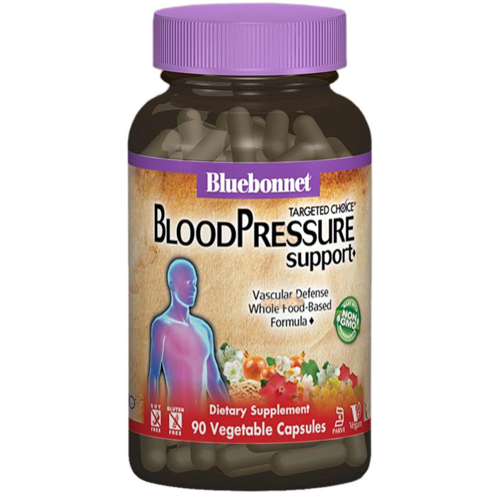 Targeted Choice Blood Pressure Support, Value Size, 90 Vegetable Capsules, Bluebonnet Nutrition
