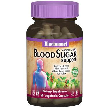 Targeted Choice Blood Sugar Support, 60 Vegetable Capsules, Bluebonnet Nutrition