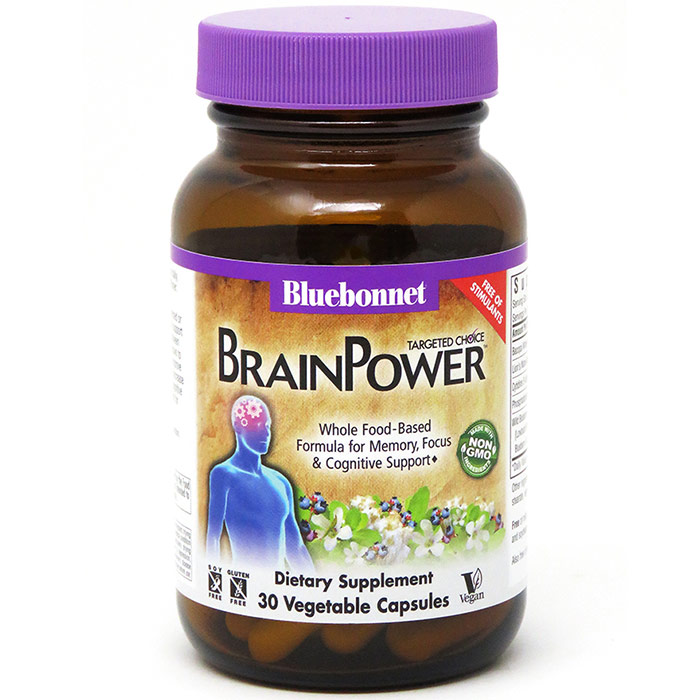 Targeted Choice Brain Power, 30 Vegetable Capsules, Bluebonnet Nutrition