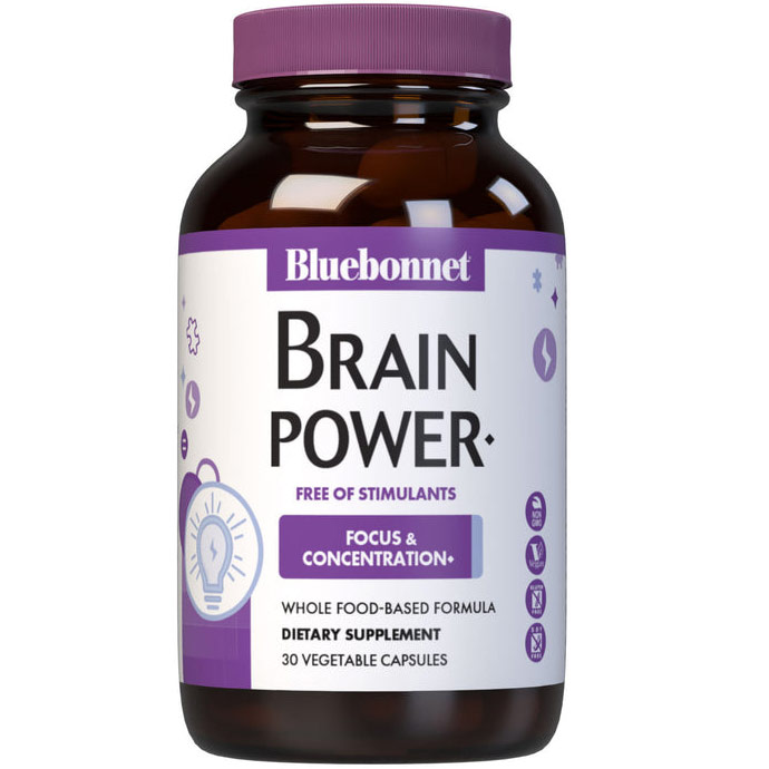 Targeted Choice Brain Power, 30 Vegetable Capsules, Bluebonnet Nutrition