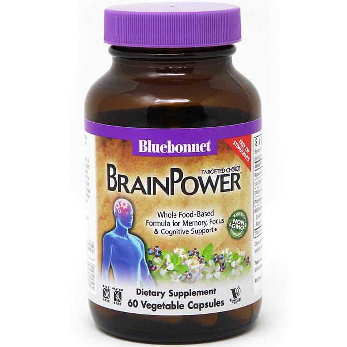 Targeted Choice BrainPower, Value Size, 60 Vegetable Capsules, Bluebonnet Nutrition