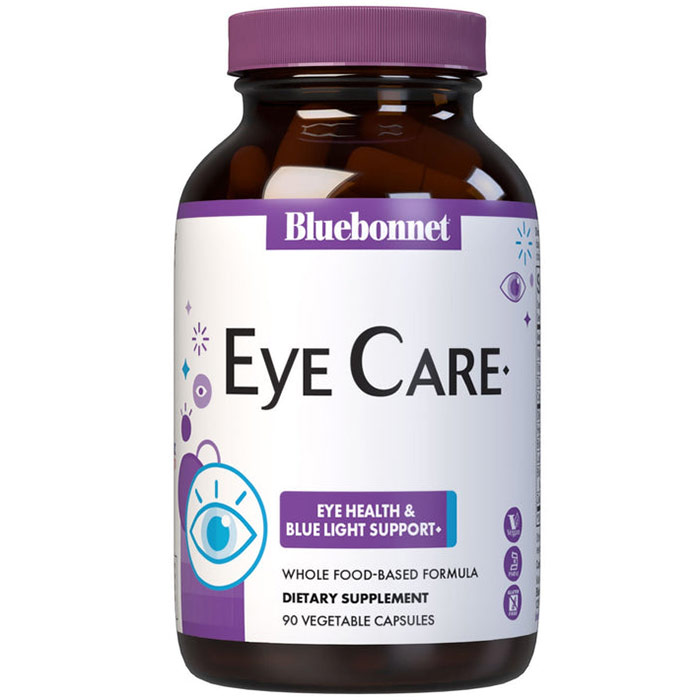 Targeted Choice Eye Care AREDS2 + Blue, Value Size, 90 Vegetable Capsules, Bluebonnet Nutrition