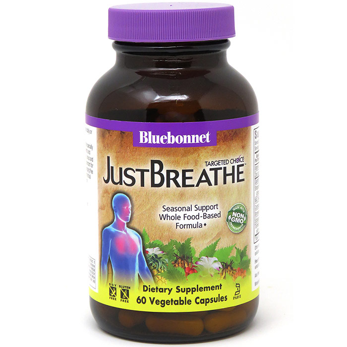 Targeted Choice JustBreathe, Value Size, 60 Vegetable Capsules, Bluebonnet Nutrition