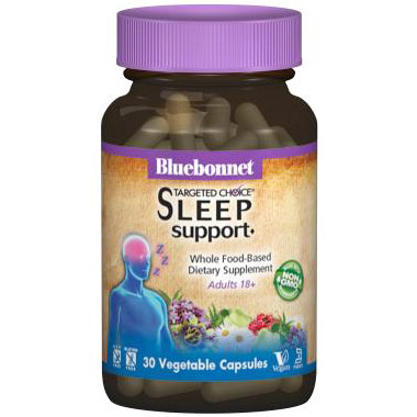 Targeted Choice Sleep Support, 30 Vegetable Capsules, Bluebonnet Nutrition