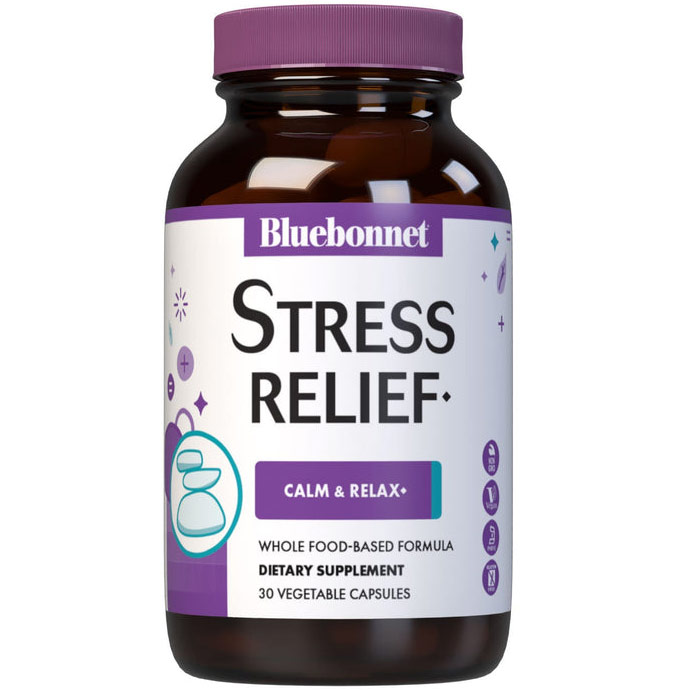 Targeted Choice Stress Relief, 30 Vegetable Capsules, Bluebonnet Nutrition