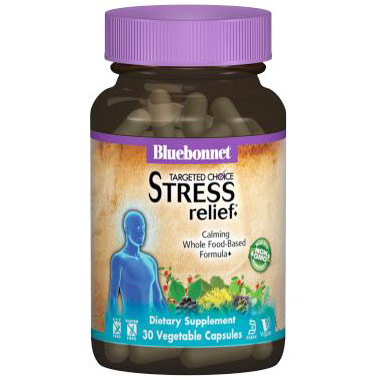 Targeted Choice Stress Relief, Value Size, 60 Vegetable Capsules, Bluebonnet Nutrition
