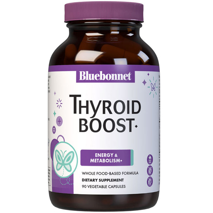 Targeted Choice Thyroid Boost, Value Size, 90 Vegetable Capsules, Bluebonnet Nutrition