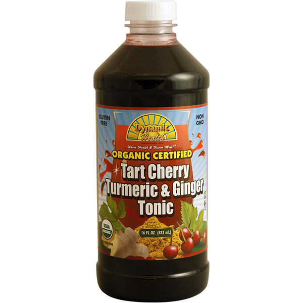 Tart Cherry Turmeric & Ginger Tonic Liquid, 16 oz, Dynamic Health Labs