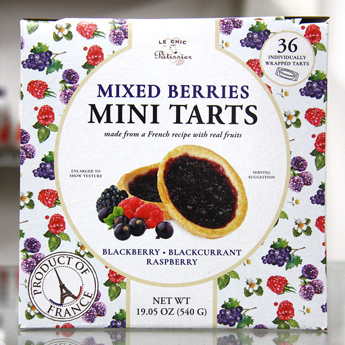 Tartelettes Aux Fruits Mini Tarts, Raspberry & Lemon Curd, 18.34 oz (520 g)