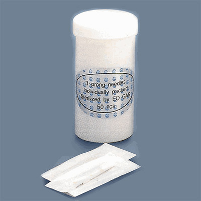 Generic Tatoo Disposable Triple Needles 3-Prong Needle 50 pcs