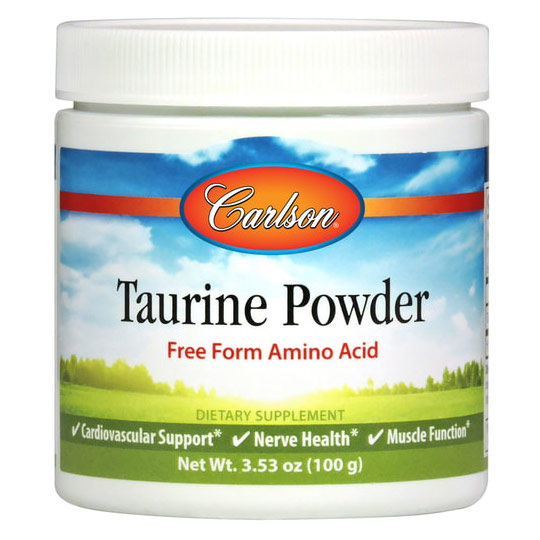 Taurine Powder, 100 g, Carlson Labs