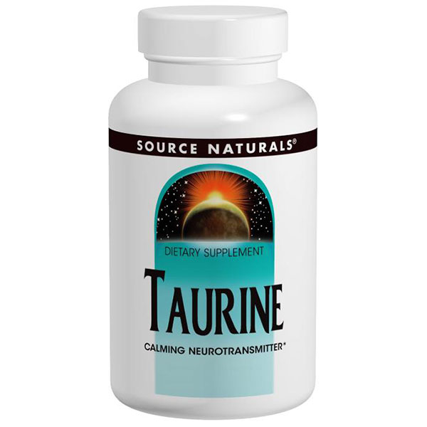 Taurine 500mg 120 tabs from Source Naturals