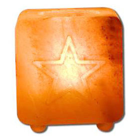 Salt Tea Light Holder - Star, 1 Unit, Ancient Secrets