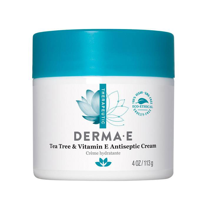 Derma-E Skin Care Tea Tree & E Antiseptic Creme, Soothing Skin Treatment 4 oz Cream from Derma-E Skin Care