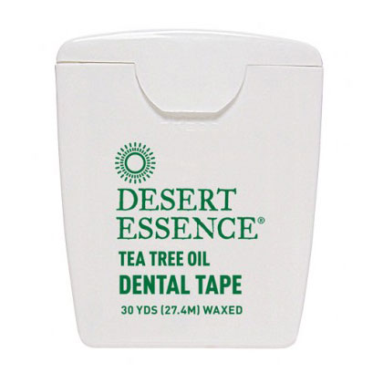Tea Tree Oil Dental Tape, Waxed, 30 yd, Desert Essence