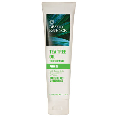 Desert Essence Tea Tree Oil Toothpaste - Fennel 7 oz, Desert Essence