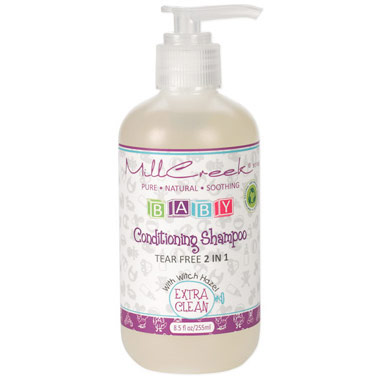 Baby Conditioning Shampoo, Tear Free 2 in 1, 8.5 oz, Mill Creek Botanicals