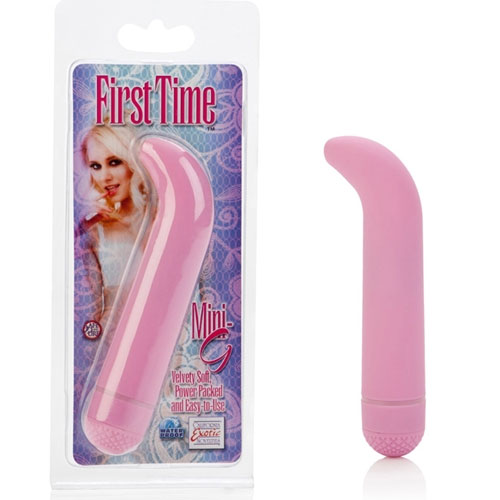 First Time Mini-G Vibe - Pink, Waterproof G-Spot Vibrator, California Exotic Novelties