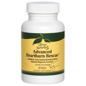 Terry Naturally Advanced Heartburn Rescue,30 Softgels, EuroPharma